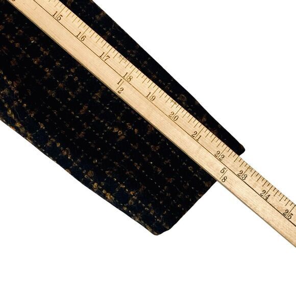 Magid Bernard 2 Pc Wool Skirt Suit Women 8 Brown Vintage Business Career Elegant - Picture 10 of 16